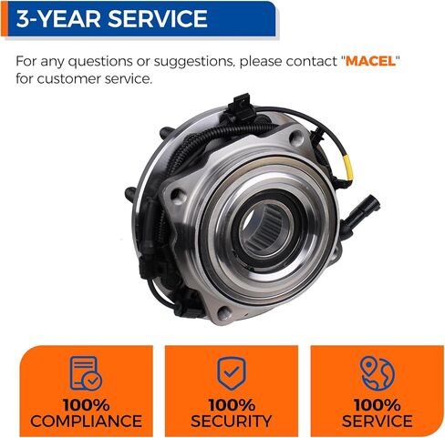 PAROD [Sef of 2] Front 515081 Wheel Hub & Bearing Assembly 4WD Compatible with 2005-2010 Ford F-250 350 Super Duty w/ABS in Saudi Arabia