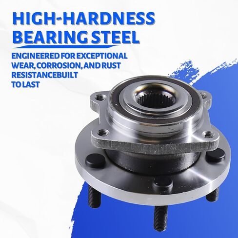 513263 Front Wheel Bearing Hub Assembly with 5 Lug Compatible with Chrysler 200 2011-2014,Fit for Sebring 2007-2010,Fit for Chrysler Cirrus 2007-2010,Fit for Dodge Avenger 2008-2014 in Kuwait