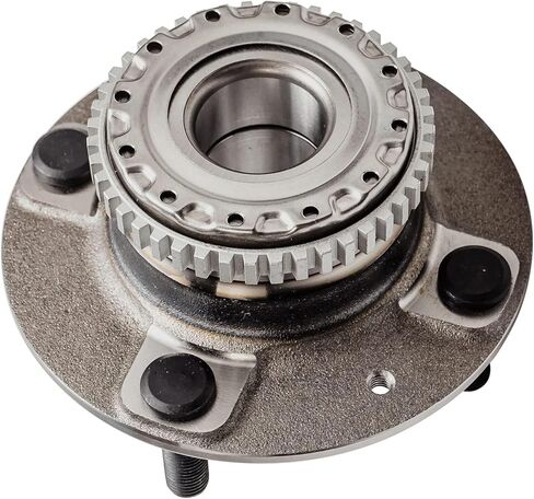 Detroit Axle - 4pc Front Rear Wheel Bearing Hubs Kit for 2001-2006 Hyundai Elantra, 2005-2009 Kia Spectra, 2005-2009 Kia Spectra5, 2 Rear Wheel Bearing Hubs 2 Front Wheel Bearings Replacement in Saudi Arabia