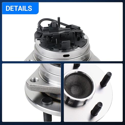 Autoround Front & Rear Wheel Bearing and Hub Assembly Compatible with Chevrolet Malibu 2004-2012 Cobalt 2009-2010 HHR 2008-2010, Pontiac G6 2005-2010, Saturn Aura 2007-2009, 5-Lug w/ABS, Set of 4 in Saudi Arabia