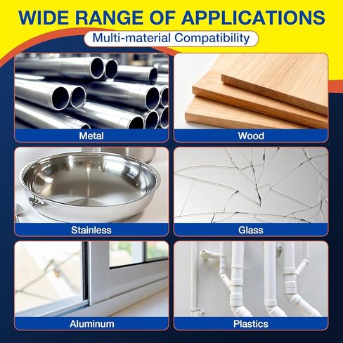 Strong Foundry Glue - High Temperature Resistant Premium Metal Repair Glue, Liquid Welding Filler for Metal Defects & Casting Repairs (85ml, 2 Kits) in Kuwait