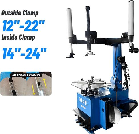 KATOOL ME-T530Z Double Assist Arm Tire Changer ME-B620 Wheel Balancer Rim Clamp Combo(530Z & 620T) in Kuwait