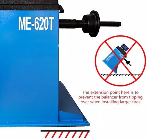 KATOOL ME-T530Z Double Assist Arm Tire Changer ME-B620 Wheel Balancer Rim Clamp Combo(530Z & 620T) in Kuwait