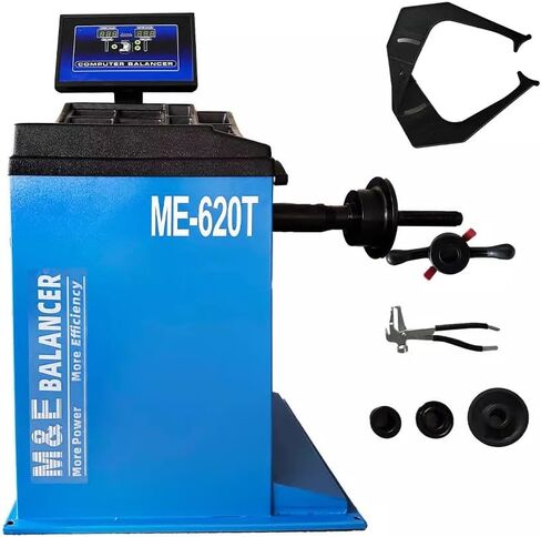 KATOOL ME-T530Z Double Assist Arm Tire Changer ME-B620 Wheel Balancer Rim Clamp Combo(530Z & 620T) in Kuwait