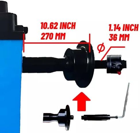 KATOOL ME-T530Z Double Assist Arm Tire Changer ME-B620 Wheel Balancer Rim Clamp Combo(530Z & 620T) in Kuwait