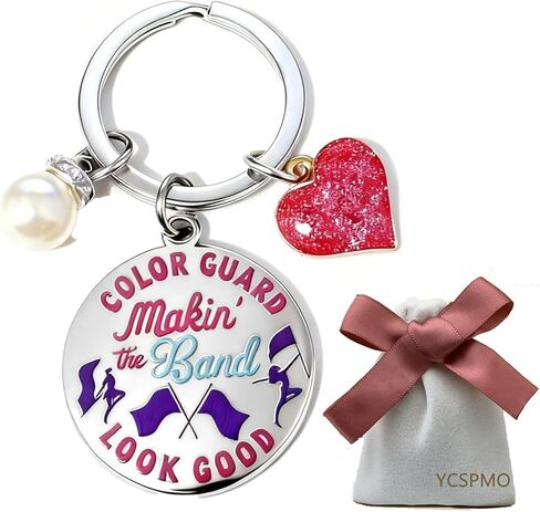 Color Guard Gifts Color Guard Team Inspired Keychain Colorguard Senior Encouragement Graduation Christmas Birthday Best Gift Ideas Colorguard Jewelry for Instructor Teens Girls in Saudi Arabia