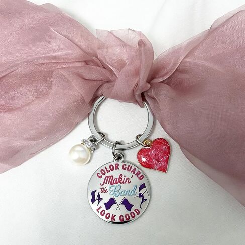 Color Guard Gifts Color Guard Team Inspired Keychain Colorguard Senior Encouragement Graduation Christmas Birthday Best Gift Ideas Colorguard Jewelry for Instructor Teens Girls in Saudi Arabia