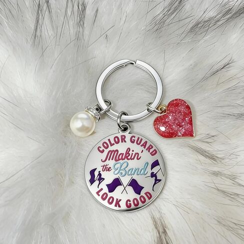 Color Guard Gifts Color Guard Team Inspired Keychain Colorguard Senior Encouragement Graduation Christmas Birthday Best Gift Ideas Colorguard Jewelry for Instructor Teens Girls in Saudi Arabia