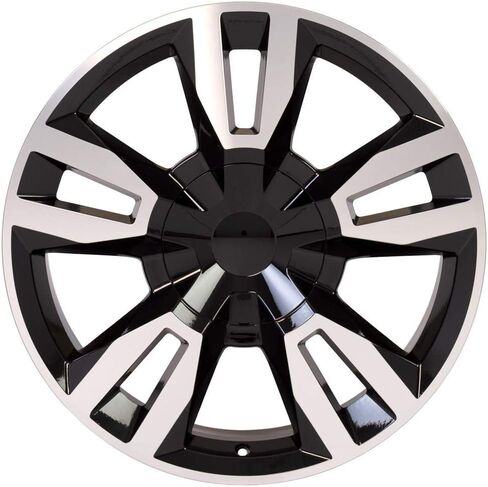 OE Wheels CV40 22 Inch Rims Fit Tahoe RST Style 6x139.7 22x9 Gloss Black Machined - Hollander 5620 (Set of 4) in Saudi Arabia