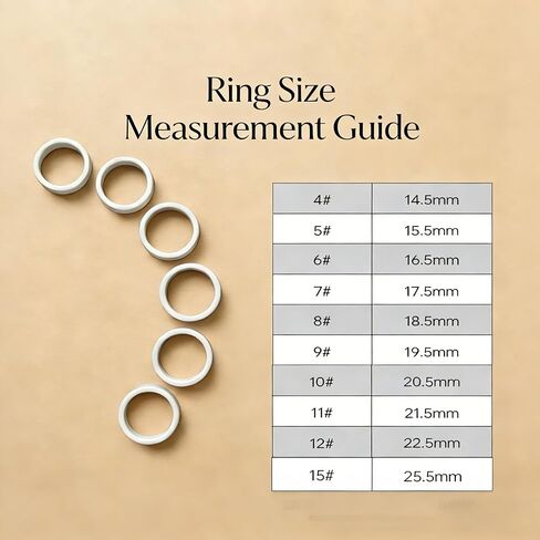 مجموعة مقاسات الخواتم المتوافقة مع Oura Ring 4 - أداة قياس الإصبع الاحترافية للخواتم الذكية، مقاسات 4-15 in Kuwait
