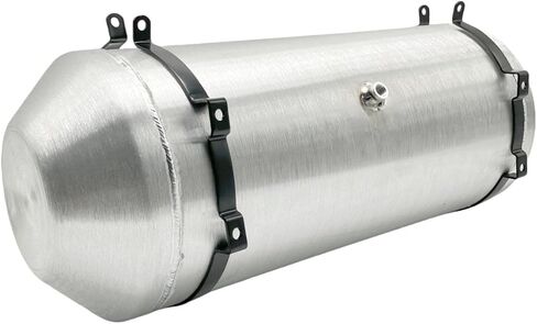 JSD 9 جالون 10 × 26 "خلية وقود خزان غاز ألومنيوم 1/4" مخرج NPT مع ملء مركز قياس المستوى in Saudi Arabia