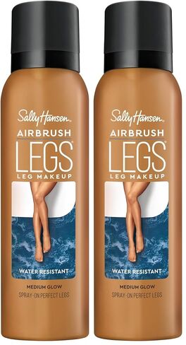 Sally Hansen Airbrush Legs, Leg Spray-On Makeup, Medium Glow 4.4 Oz in Kuwait