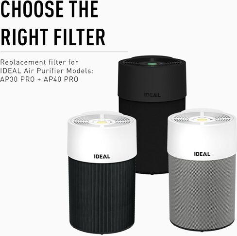 خراطيش فلتر بديلة مثالية لأجهزة تنقية الهواء AP30/40 PRO المثالية، مصنوعة في ألمانيا، سهلة الاستخدام، استبدال سلس، تطيل عمر جهاز تنقية الهواء in Kuwait
