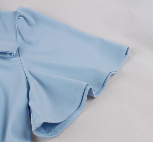 Wellwits Women's Flare Sleeves Bow Tie Neck Vintage Work Cocktail Dress in Saudi Arabia