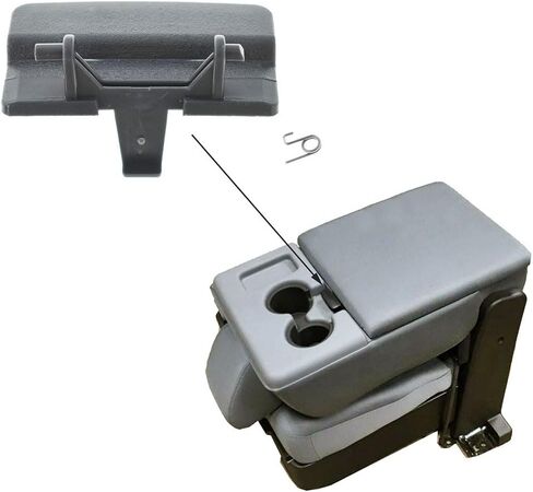 Genuine New For Ford F-150 2010-2018 Gray ABS Plastic Center Console Jump Seat Lid Latch Genuine OEM Replacement in Saudi Arabia