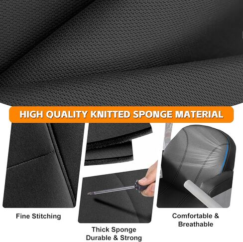 Seat Cover Compatible with Kubota Z700, Z781i and Kioti ZXC SE Series, Heavy Duty Knitted Fabric in Kuwait