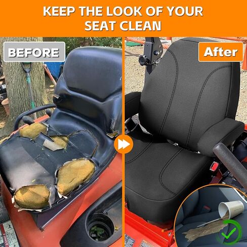 Seat Cover Compatible with Kubota Z700, Z781i and Kioti ZXC SE Series, Heavy Duty Knitted Fabric in Kuwait