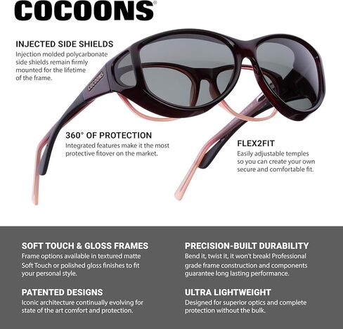 Cocoons Slip Stream (LX) Amethyst Polarized Silver Mirror in Kuwait