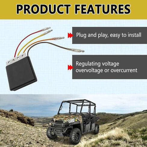 Voltage Regulator Rectifier #2203636 4060173 Compatible With Polaris Scrambler 500 Sportsman 500 Ranger 500 Magnum 500 Big Boss 500 Worker 500 1997-2003 in Saudi Arabia