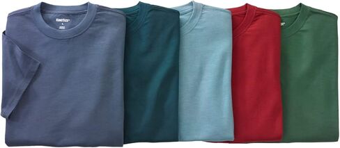 KingSize Men's Big & Tall 5-Pack Cotton Crewneck Undershirts - 9XL, Assorted Colors in Saudi Arabia
