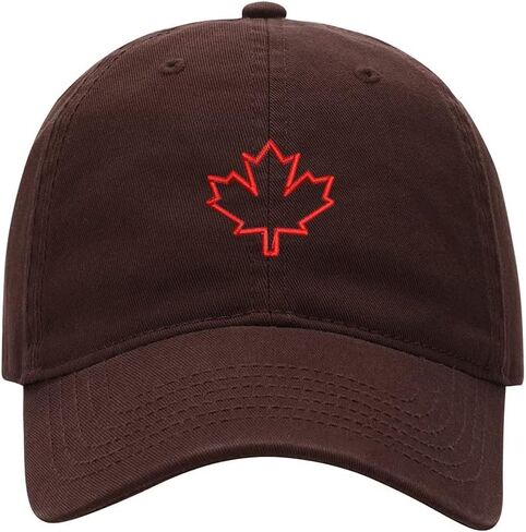 قبعة بيسبول للرجال من نبات القيقب الكندي مطرزة من القطن المغسول، قبعة أبي، قبعات بيسبول in Kuwait