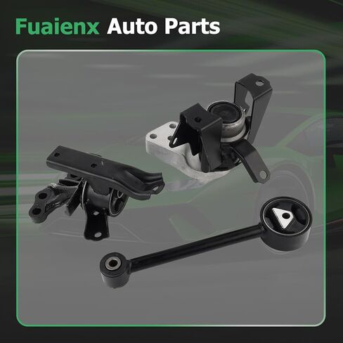 3 قطع حامل محرك المحرك ومجموعة حامل ناقل الحركة المتوافقة مع Mitsubishi Mirage 2014-2022 & Mirage G4 2017-2022 1.2L استبدال 2910A106 1092A096 1093A146 2910A318 8010107 8010104 in Kuwait