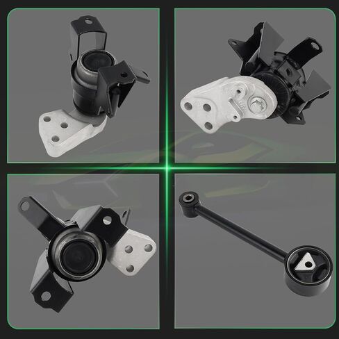 3 قطع حامل محرك المحرك ومجموعة حامل ناقل الحركة المتوافقة مع Mitsubishi Mirage 2014-2022 & Mirage G4 2017-2022 1.2L استبدال 2910A106 1092A096 1093A146 2910A318 8010107 8010104 in Kuwait