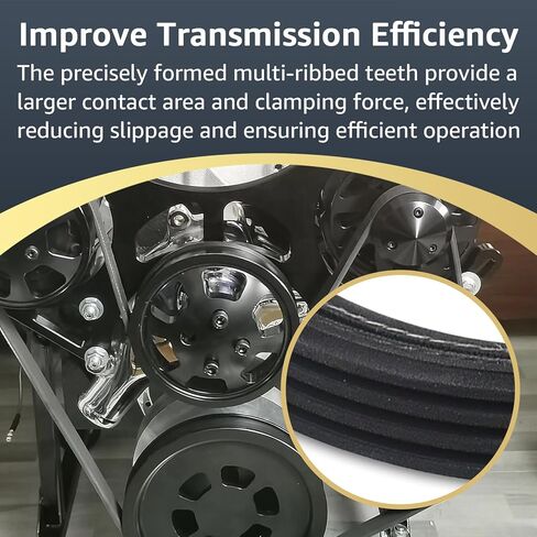 4K378 Standard V-Ribbed Serpentine Belt Compatible with ACDelco Gold Multi-Ribbed Belt for Alternator Power Steering Water Pump in Saudi Arabia