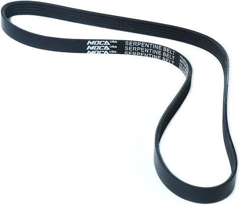 EPDM Serpentine Belt 5PK1065 Compatible with Honda, for Mazda, for Mitsubishi, for Ford -1987 Taurus, 1994-1996 Prelude, 626, MX-6, 1997-2002 Mirage in Kuwait
