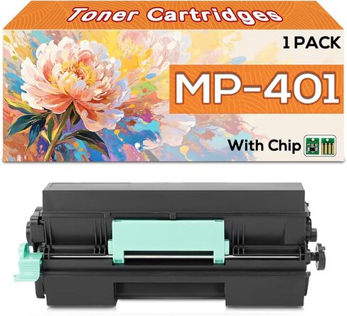 خرطوشة حبر MP401 841886 بديلة متوافقة مع طابعات Ricoh MP401 MP402 MP401SPF MP402SPF SP4520DN، عالية الإنتاجية 10,400 صفحة، عبوتان in Kuwait