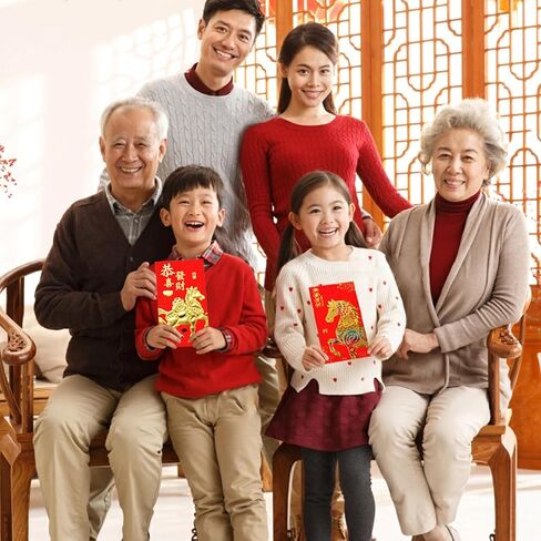 Snake New Year Scratch off Fortune Cards with Chinese Red Envelopes 2025 Year of The Snake Party Games for Lunar New Year Presents Gifts Decorations 2025 New Year Party Scratch Activities in Kuwait