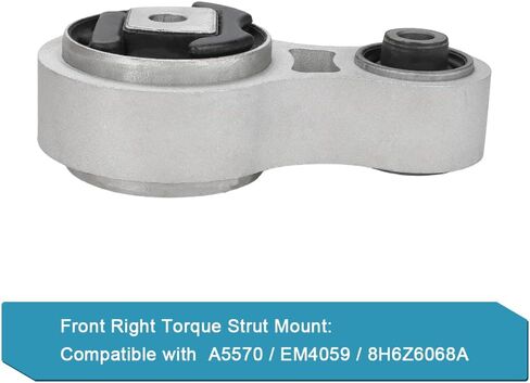 JDMON 3PCS Engine Motor Transmission Mount Replacement for 2010-2012 Ford Fusion 3.5L, 2007-2012 Lincoln MKZ 3.5L Compatible with A5571, A5570, A5653, 7H6Z6038A, 8H6Z6038A, 8H6Z6068A in Saudi Arabia