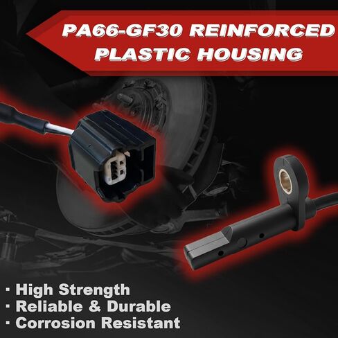 ABS Wheel Speed Sensor 1Pc: Front Left & Right Compatible with Nissan 2013-2020 Pathfinder V6 3.5L, INFINITI 2014-2019 QX60 V6 3.5L in Kuwait