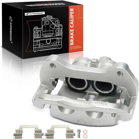 مجموعة فرجار قرص الفرامل الممتازة مع دعامة متوافقة مع Land Rover Range Rover Sport 2006-2009، LR3 2005-2009، 4.4L - جانب الراكب الأمامي الأيمن in Saudi Arabia