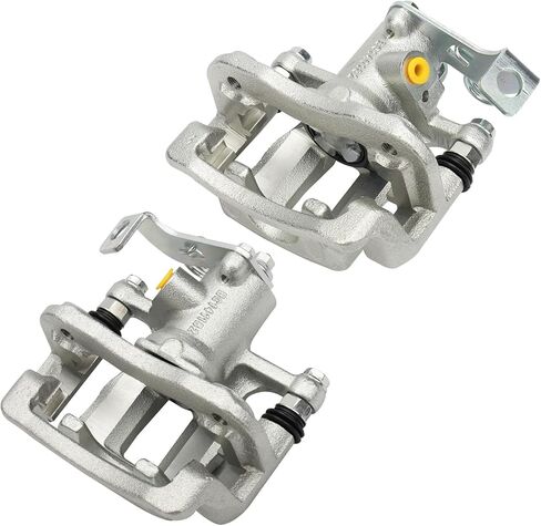 19B6792 19B6793 Rear Disc Brake Caliper Assembly Compatible with 2012-2014 for Dodge Attitude, 2012-2017 for Hyundai Accent Rear Driver & Passenger Side Disc Brake Caliper in Saudi Arabia