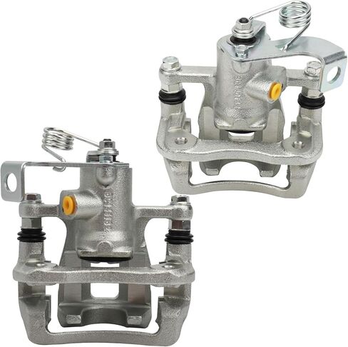19B6792 19B6793 Rear Disc Brake Caliper Assembly Compatible with 2012-2014 for Dodge Attitude, 2012-2017 for Hyundai Accent Rear Driver & Passenger Side Disc Brake Caliper in Saudi Arabia
