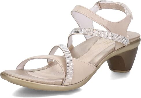 حذاء NAOT يبتكر صندل نسائي بكعب مرصع بأحجار الراين مع وسادة قدم من الفلين ووسادة قدم داعمة للقوس - حزام كاحل قابل للتعديل - مريح ودعم - خفيف الوزن ومثالي للسفر in Kuwait