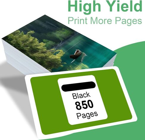 67XXL Ink Cartridge Black Replacement for HP 67 67XL Work for DeskJet 2755 2723 DeskJet Plus 4152 4155 Envy Pro 6458 6052 Printer (Black) in Kuwait