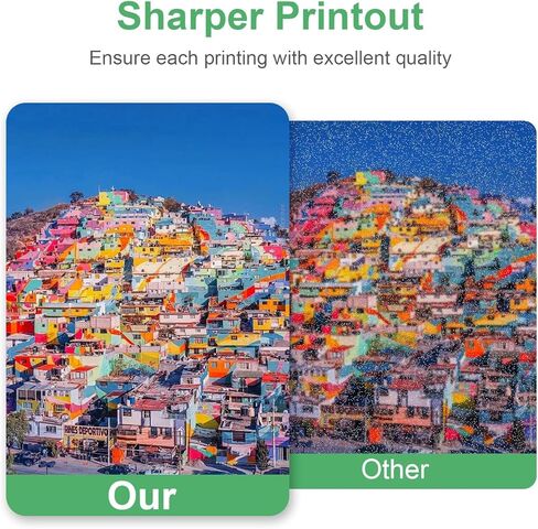 67XXL Ink Cartridge Black Replacement for HP 67 67XL Work for DeskJet 2755 2723 DeskJet Plus 4152 4155 Envy Pro 6458 6052 Printer (Black) in Kuwait