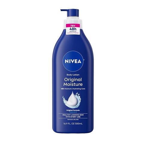 NIVEA Original Moisture Body Lotion with Vitamin E, 16.9 Fl Oz Pump Bottle in Kuwait