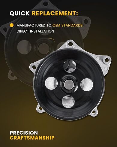 Engine Water Pump Compatible with Buick Encore 2016-2019, Chevrolet Cruze 2016-2019, Spark 2016-2022, Equinox 2018-2021, Malibu 16-22, GMC Terrain 2018-2021, L4 1.4L/1.5L, 130-3120 12667387 in Kuwait