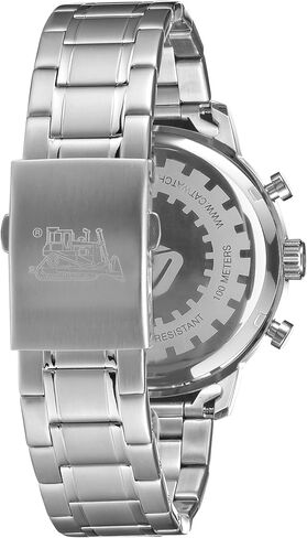 CAT Podium Chrono Silver Men Watch, 45 mm case, Stainless Steel case, Stainless Steel Strap, (PU.241.11.211) (Silver) in Saudi Arabia