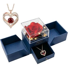 KRUCKEL قلادة Let me LOVE you مطلية بالذهب الأبيض ومصنوعة من كريستال سواروفسكي® - NLS0033 in Kuwait