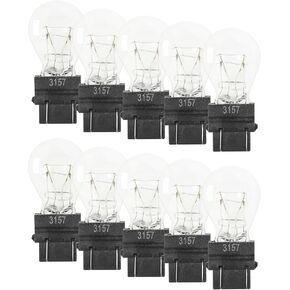 10PCS Turn Signal Bulb,Car Accessories,3157 Bulb,Automotive Tail Light Bulbs,Waterproof Brake Lights Bulbs,Automotive Replacement,Suitable for Most Types of Vehicles,Cars,SUVs,Trucks and More in Kuwait