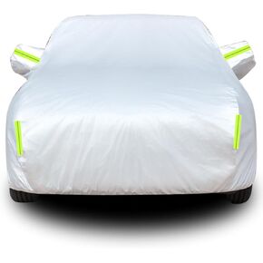 for Mercedes-Benz E-Class Sedan 3. Gen (W211) 2002 2003 2004 2005 2006 2007 2008 2009 Car Full Cover, Cotton Outdoor Dust Protection Hail Snowproof Cover, Waterproof Protector Automobiles in Saudi Arabia
