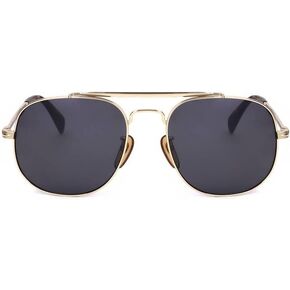 ديفيد بيكهام-Db 7004/S 0J5G/T4 نظارة شمسية أفياتور ذهبي وفضي in Kuwait