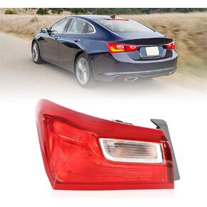 Silscvtt Outer Driver Side Rear Brake Tail Light Assembly Replacement for Chevy Malibu 2016-2021 Left Tail Lamp GM2804122 84132376 in Kuwait
