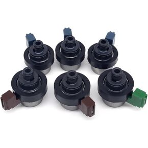 6 Pcs Transmission Solenoid Valve Kit 4EAT 31939-AA191 31939AA130 31939AA160 Compatible For Subaru Baja Forester Impreza Legacy Outback in Kuwait