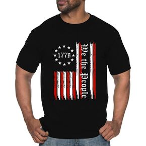 American Flag Shirts for Men 4th of July Patriotic T Shirt USA Memorial Day Tee Tops in Kuwait