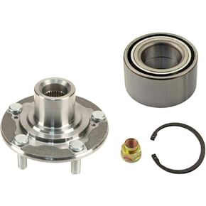 DTA Front Wheel Hub Wheel Bearing Repair Kit Compatible with 2013-2017 Honda Accord; 2015-2019 Acura TLX with Nut Retaining Clip Replaces OEM# 44600-T2F-A01 510118 in Kuwait